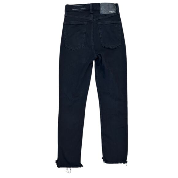 Rag & Bone Wren High Rise Slim Straight Leg Jeans - Picture 6 of 8